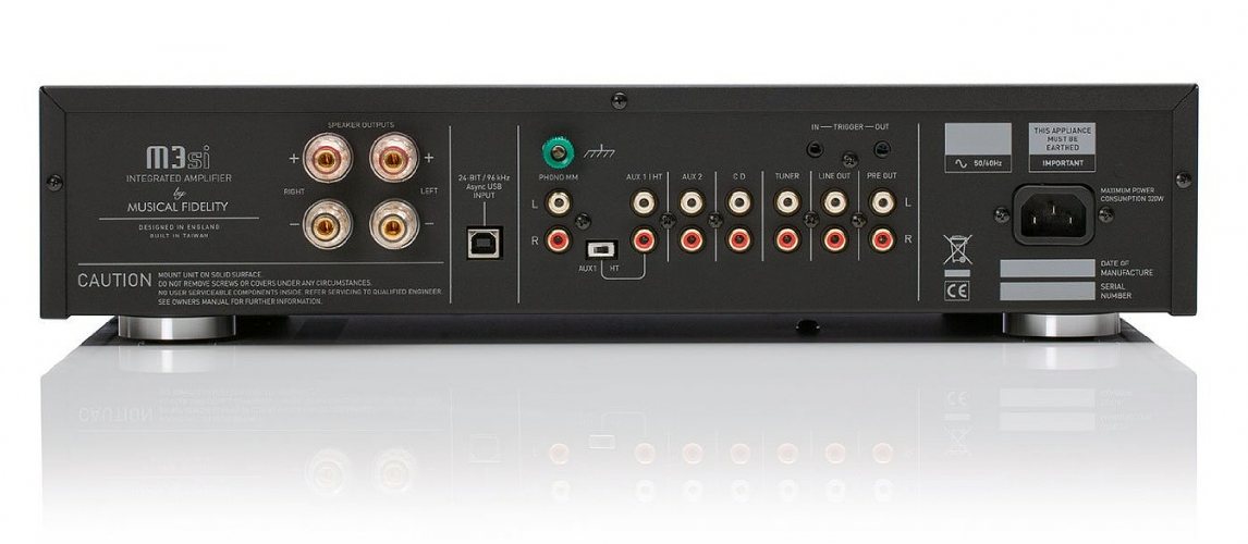 Musical Fidelity M3si (Black) задняя панель